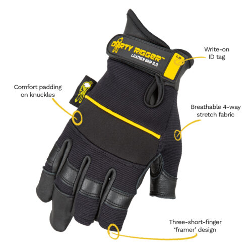 Dirty Rigger Leather Grip Glove – Framer