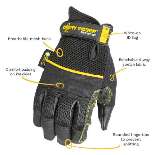 Dirty Rigger Rope Ops Glove – Full Fingered